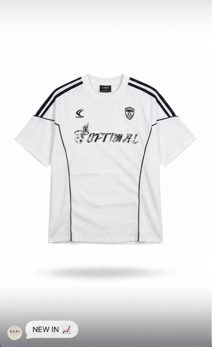 T-shirt Football nera