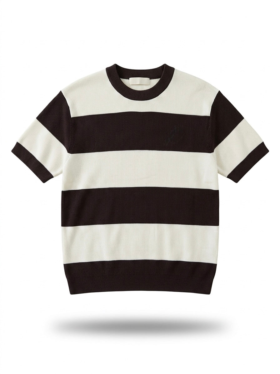 T-SHIRT RIGHE IN FILO