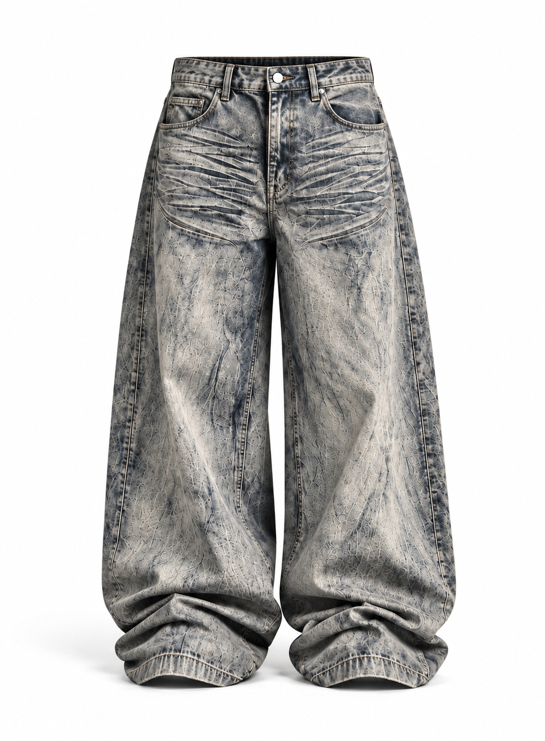 JEANS BLURRED BEIGE
